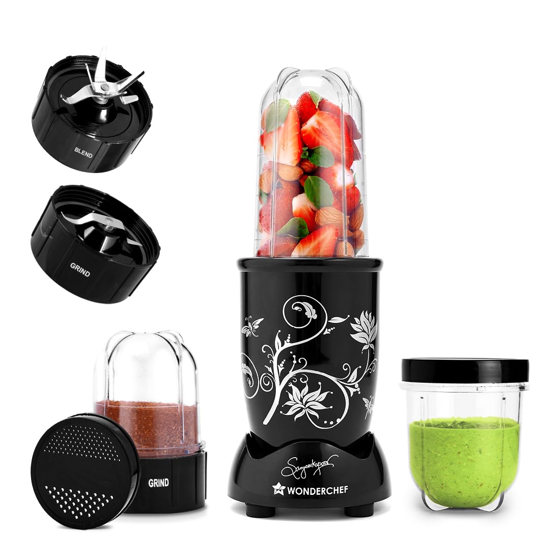 Wonderchef Nutri-blend 500W Mixer Grinder ( 2 Yr Warranty)