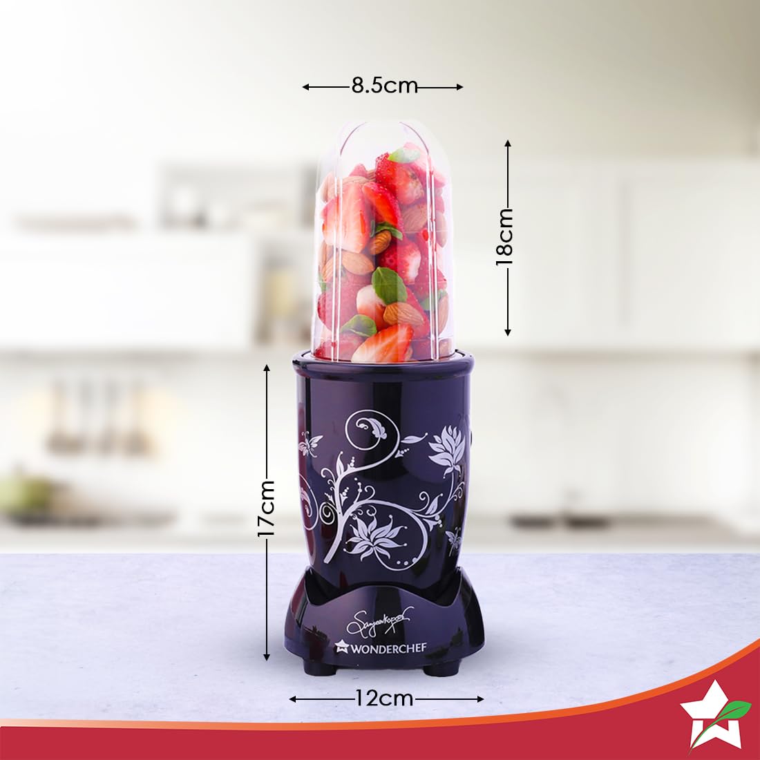 Wonderchef Nutri-blend 500W Mixer Grinder ( 2 Yr Warranty) - Image 2